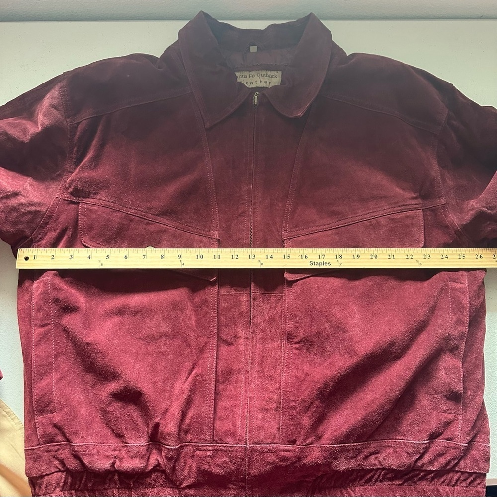 Santa Fe outback men’s leather jacket - Picture 6 of 10